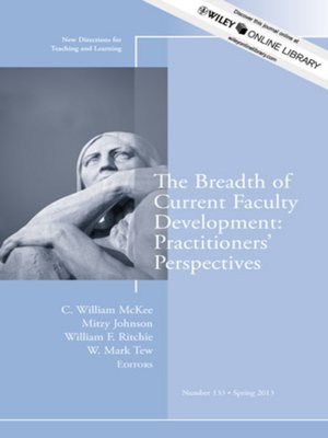 cover image of The Breadth of Current Faculty Development